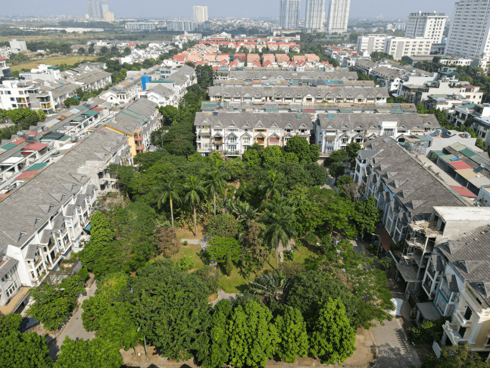 Cảnh quan công viên nội khu được quy hoạch rộng rãi