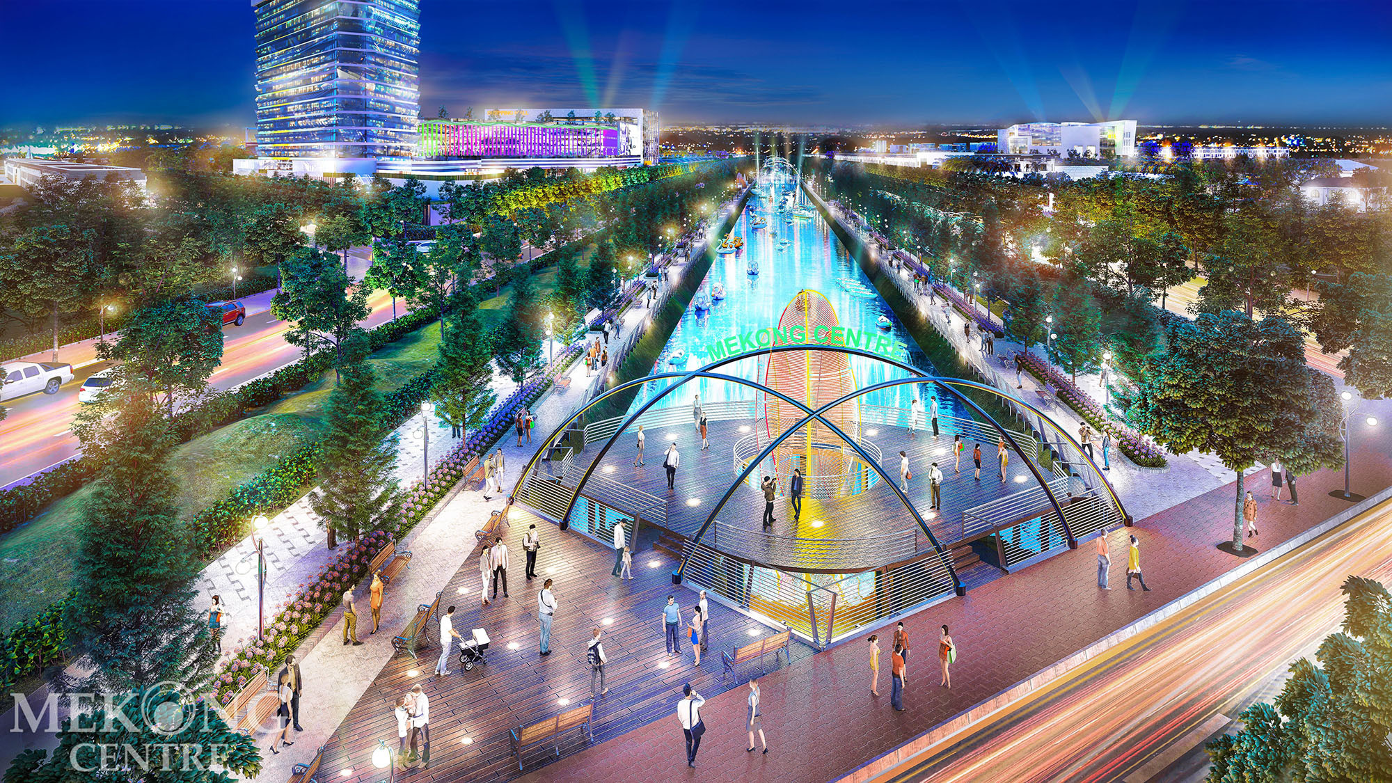 Cổng chào Dự án Khu đô thị 5A Sóc Trăng Mekong Centre