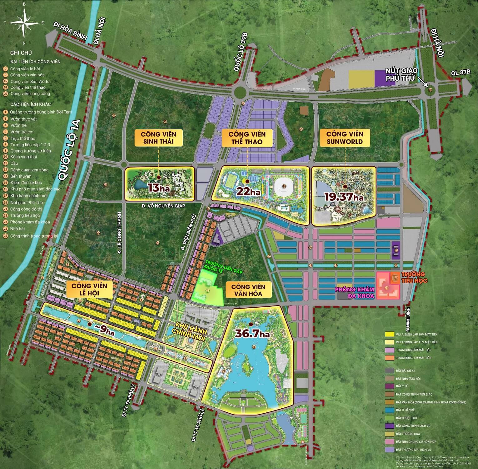 Công viên Sun Urban City Hà Nam