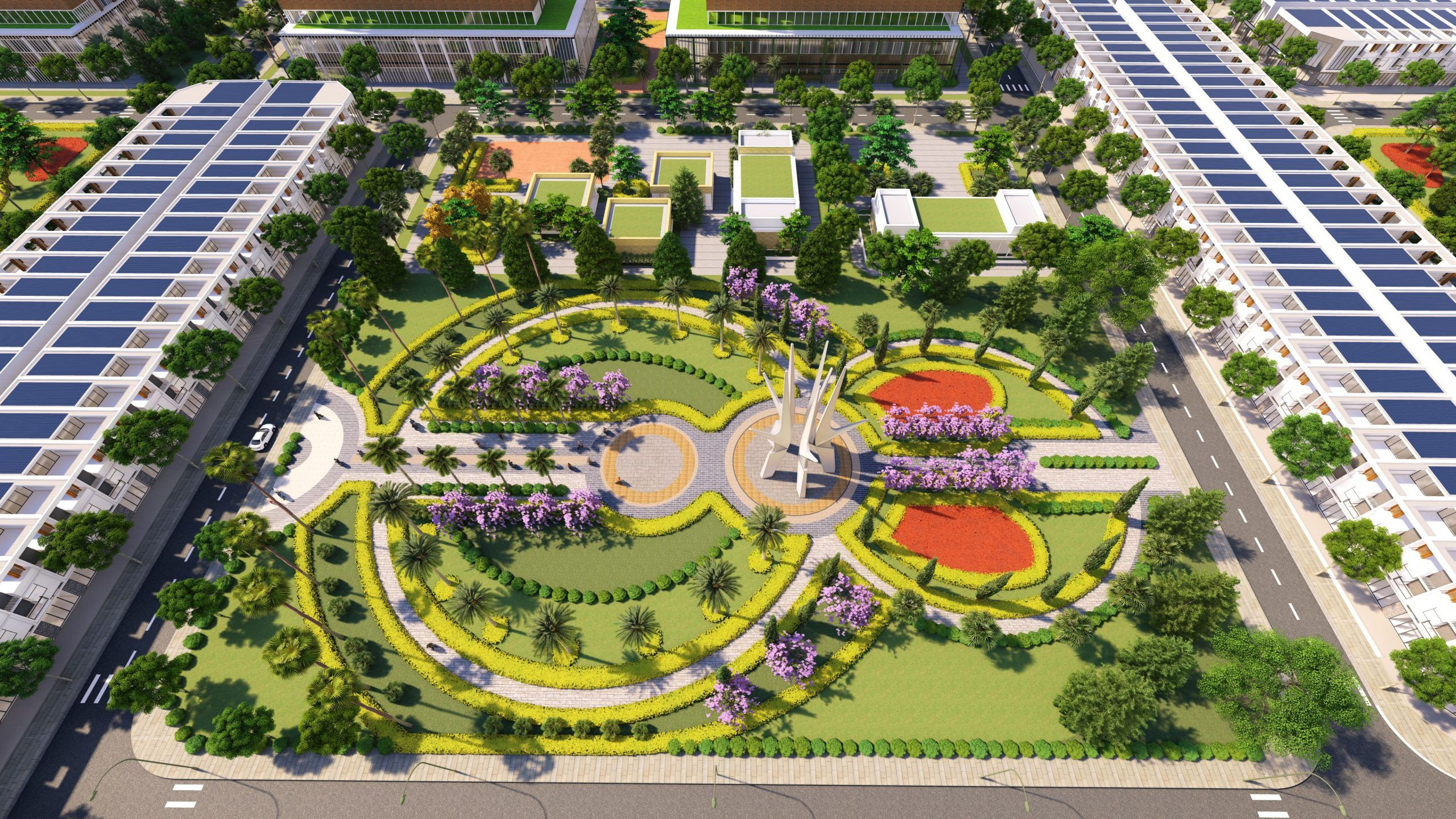 Công viên trung tâm dự án Ân Phú BMT