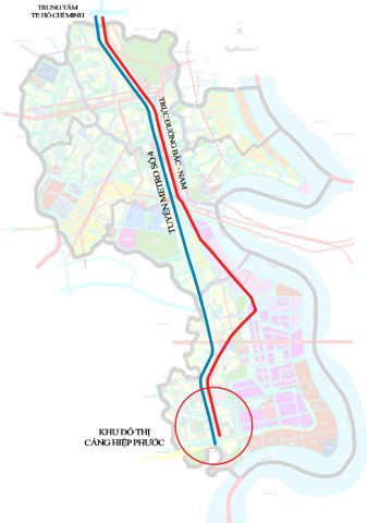 Hệ thống đường bộ khu đô thị cảng Hiệp Phước