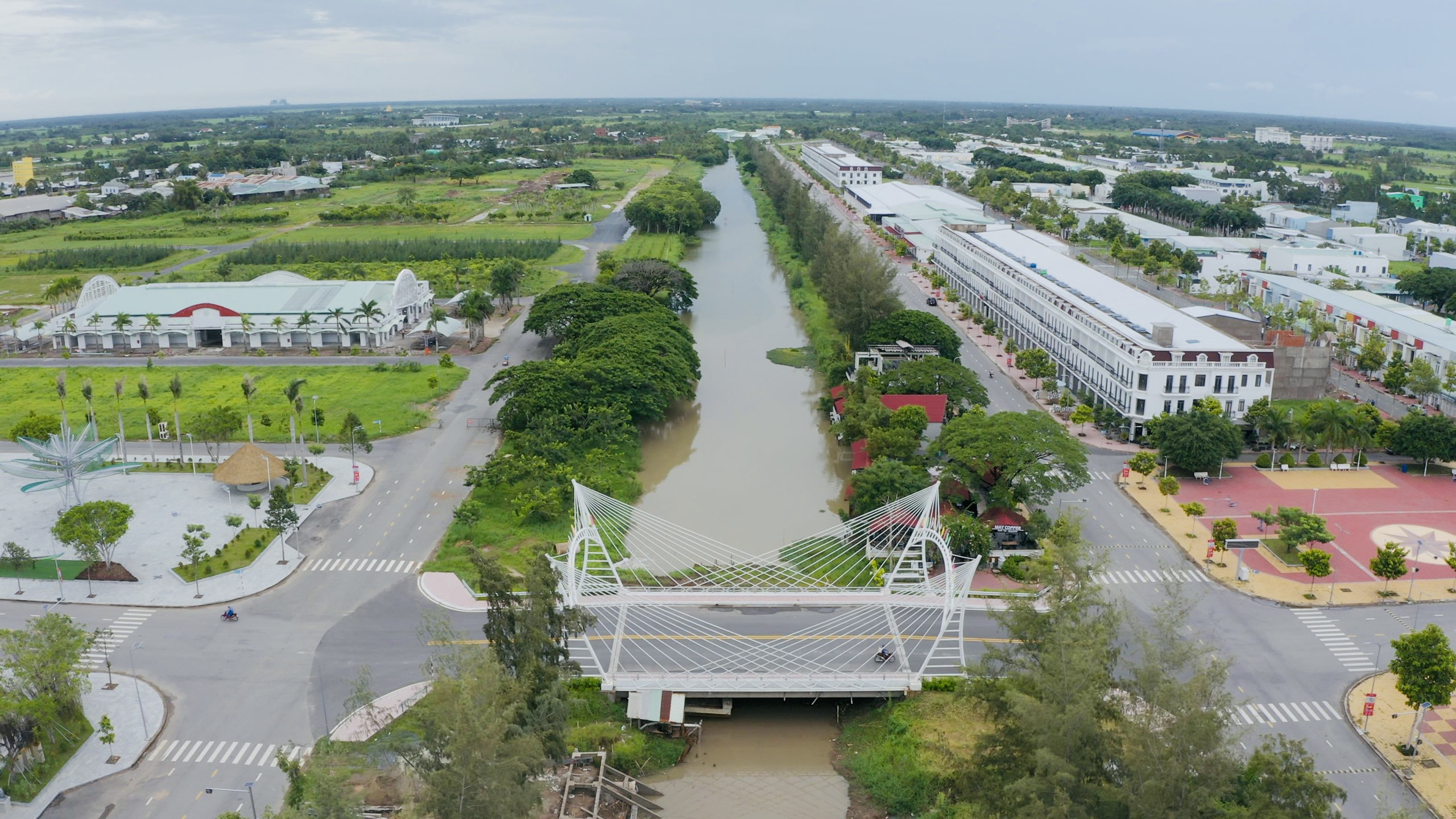 Hình ảnh thực tế Dự án Khu đô thị 5A Sóc Trăng Mekong Centre