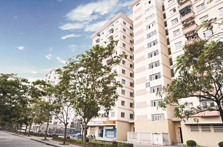 Không gian sống xanh tại các dự án chung cư khu đô thị Định Công