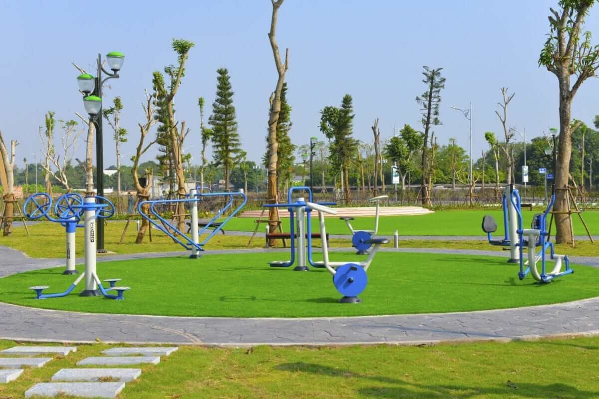 Khu tập thể dục ngoài trời tại khu đô thị Ân Phú