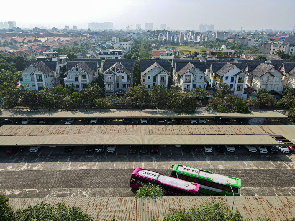 Khu vực bãi đỗ xe được bố trí thuận tiện trong khu đô thị