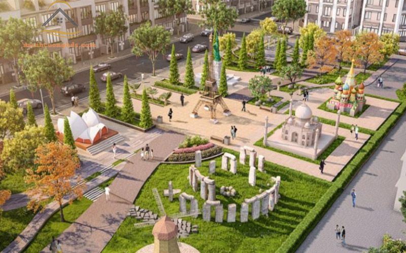 Khu vui chơi trẻ em và tiện ích công cộng tại khu đô thị Hoàng Lý Hà Nam