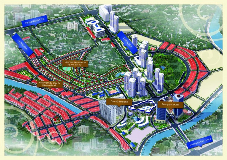 Lang Việt kiều Châu Âu tại khu đô thị Mỗ Lao