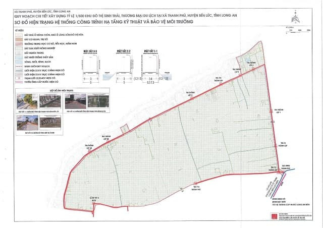 Mặt bằng quy hoạch tổng thể khu đô thị Ecopark Long An