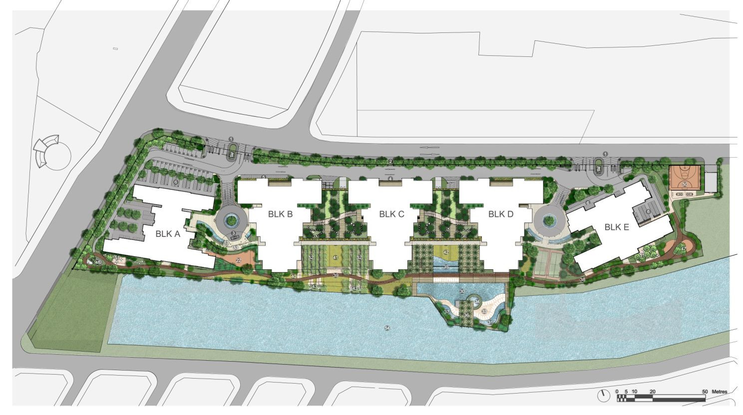 Mặt bằng tổng thể Mulberry Lane