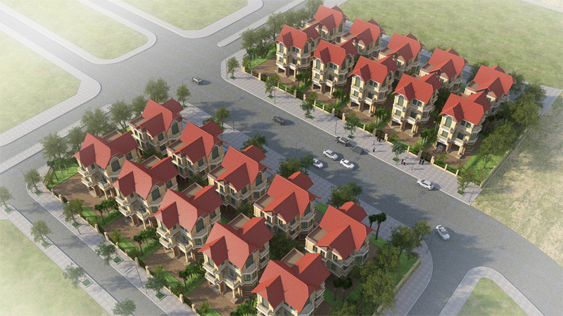 Mẫu thiết kế biệt thự đơn lập sang trọng tại khu đô thị mới Phú Lương