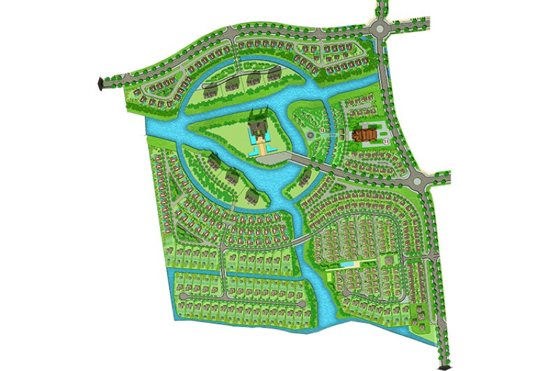 Phân khu Golden Land với lâu đài và tiện ích đẳng cấp tại Five Star Eco City