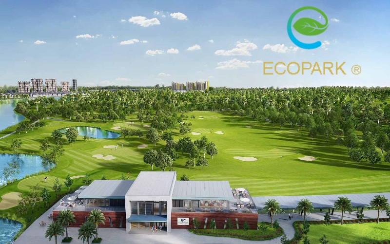 Phối cảnh Học viện Golf EPGA Ecopark, trung tâm đào tạo golf hiện đại
