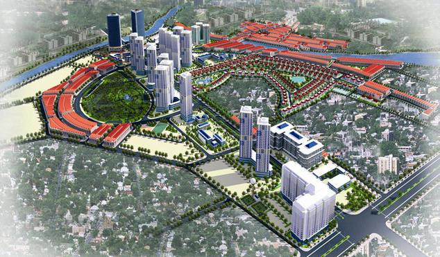 Phối cảnh khu đô thị Mỗ Lao Hà Đông