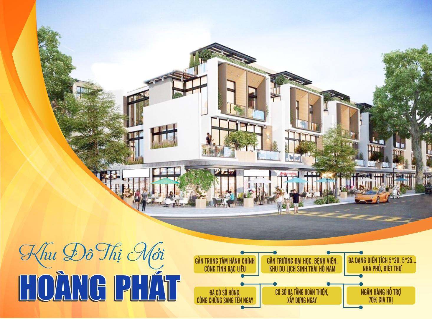 Phối cảnh Khu đô thị mới Hoàng Phát Bạc Liêu được đánh giá “Vị trí Vàng”