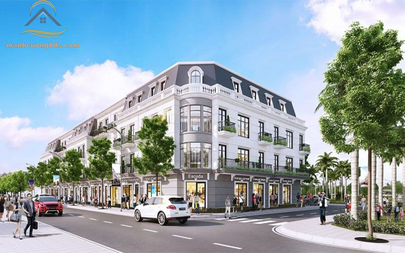 Phối cảnh Shophouse tại khu đô thị Hoàng Lý Hà Nam