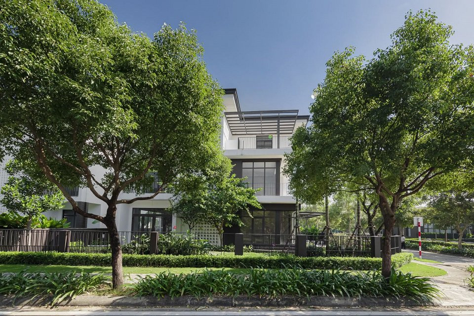 Phối cảnh tổng thể khu đô thị Hà Đô Charm Villas với kiến trúc hiện đại