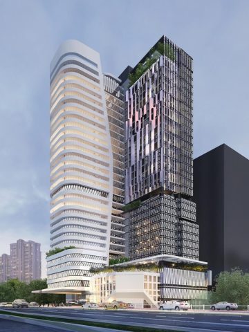 Phối cảnh tổng thể một khu đô thị mới tại Hà Nội, minh họa sự đa dạng của các dự án bất động sản được phê duyệt, bao gồm cả những dự án tiềm năng như khu đô thị La Phù.