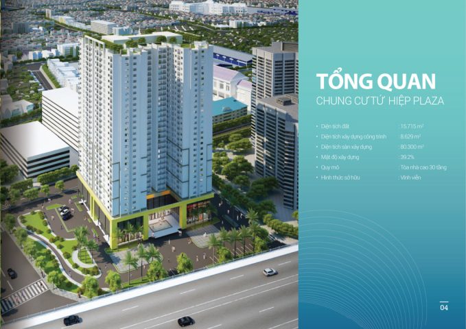 Phối cảnh tổng thể quy hoạch khu đô thị Tứ Hiệp