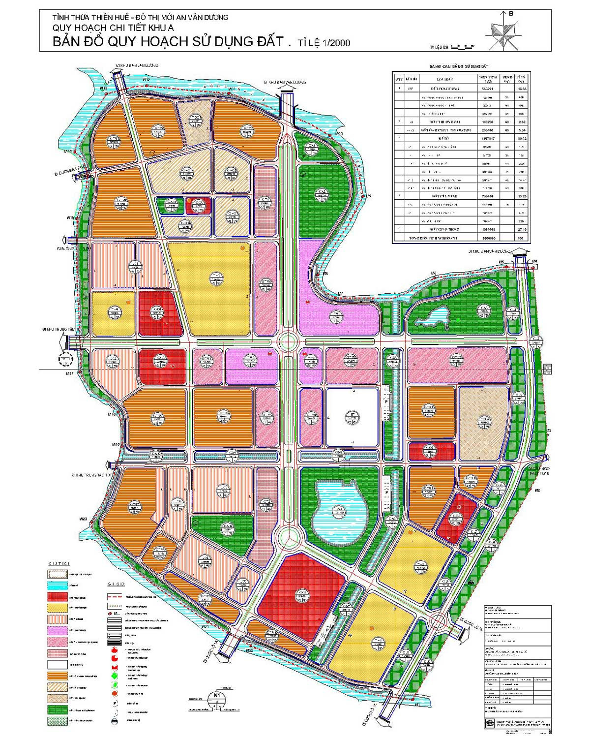 Sơ đồ mặt bằng chi tiết khu đô thị An Vân Dương