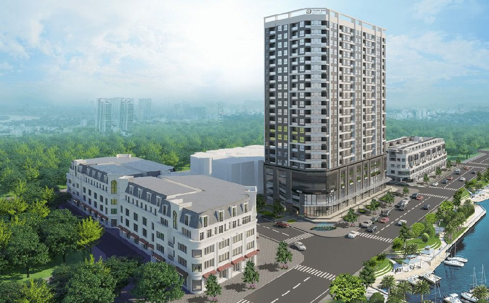 Thiết kế ngoại thất chung cư Thanh Bình Garden tại khu vực Định Công