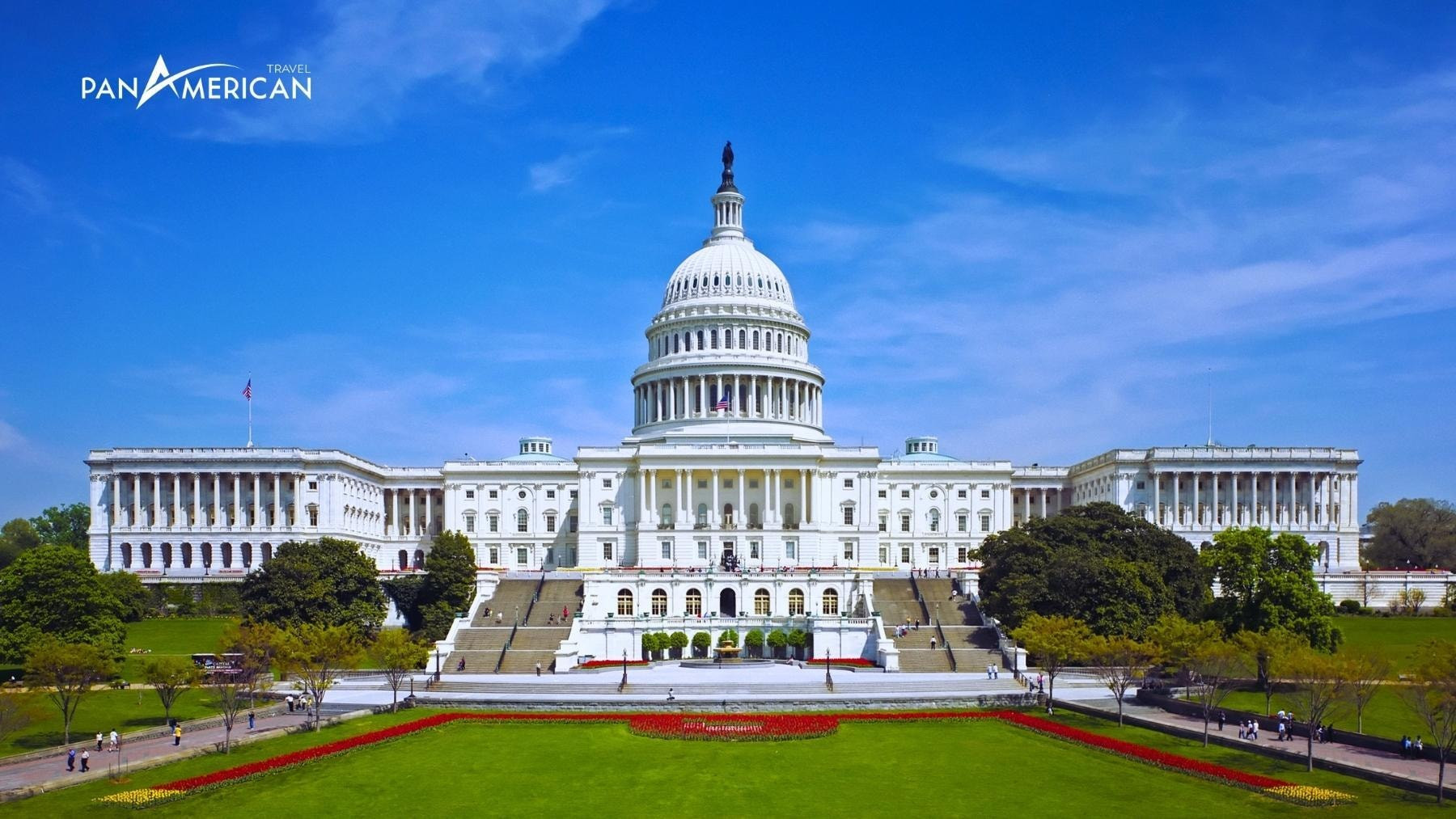 Thủ đô Washington D.C - được đặt theo tên của vị tổng thống Mỹ đầu tiên