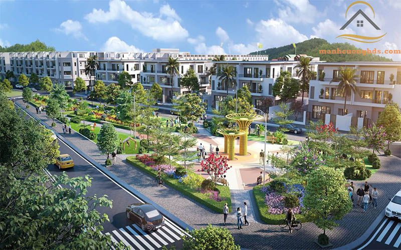 Tiện ích xanh mát tại khu đô thị Hoàng Lý Hà Nam