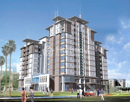 Toàn cảnh khu đô thị Mễ Trì Hạ nhìn từ trên cao, thể hiện quy hoạch tổng thể và không gian xanh