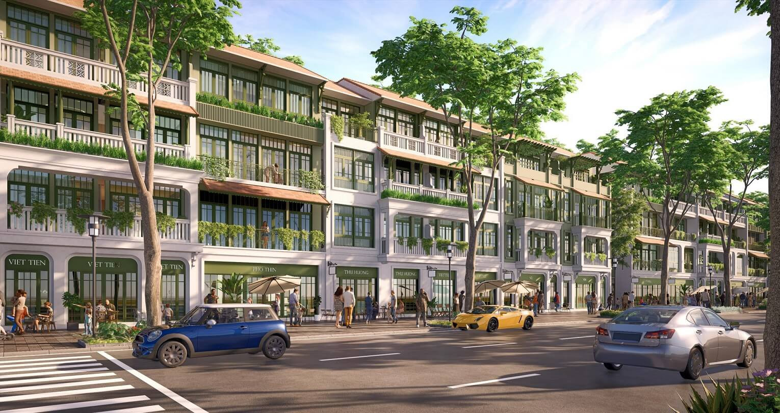 Townhouse Sun Urban City Hà Nam mặt tiền 4m