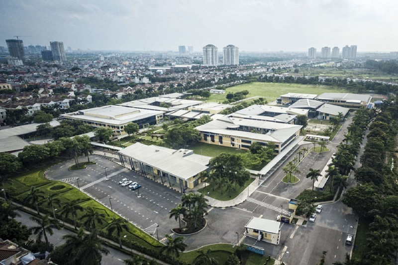 Trường Quốc tế UNIS Hà Nội nằm trong khu đô thị Ciputra