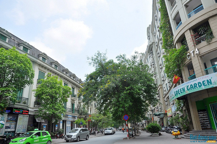 Hệ thống cây xanh và tiện ích trường học tại khu đô thị Mỹ Đình Sông Đà - Sudico