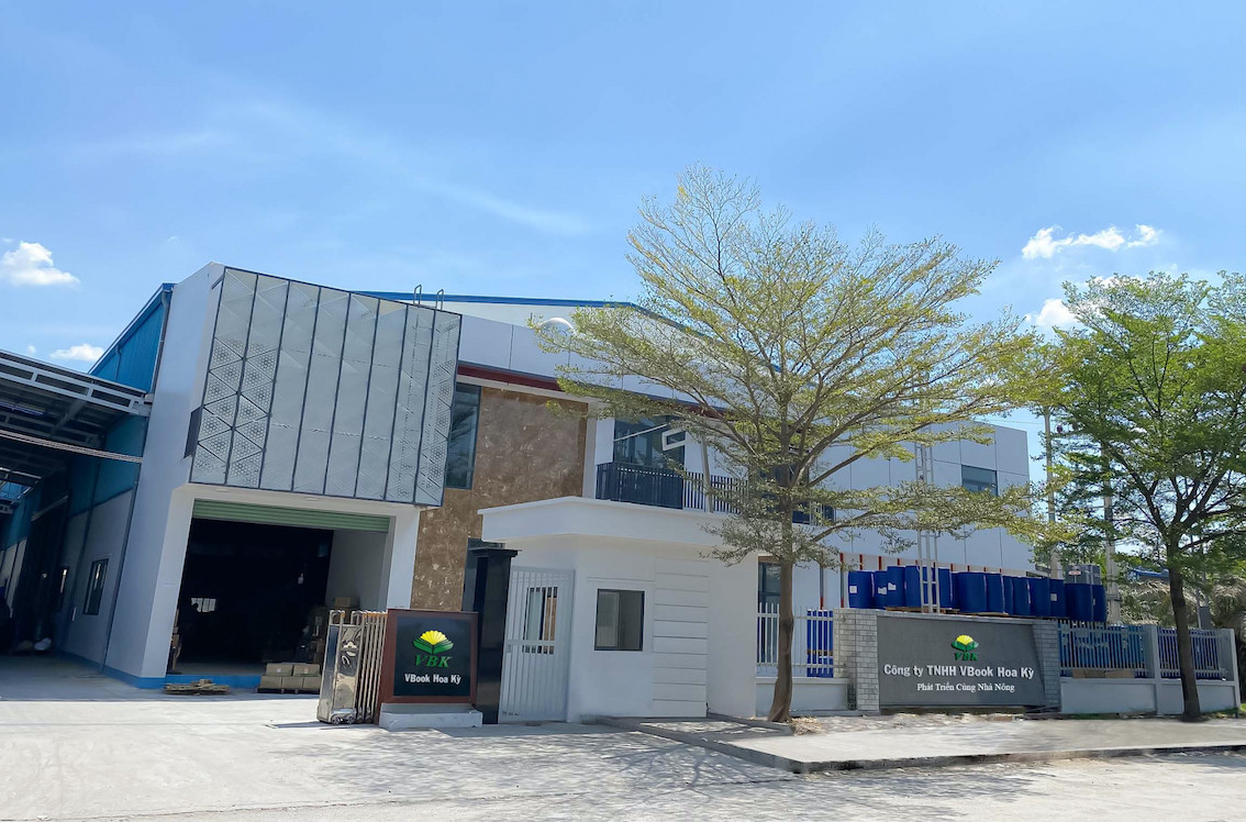Khuôn viên nhà xưởng của Công ty TNHH Vbook Hoa Kỳ