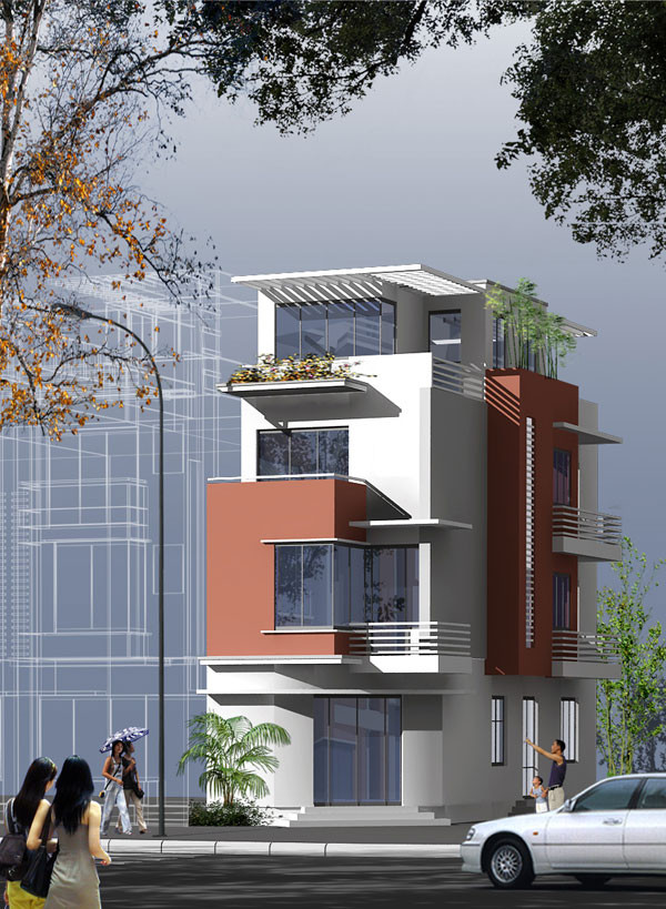 Mẫu thiết kế nhà liền kề trong khu đô thị