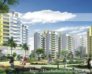 Phối cảnh chung cư khu đô thị mới dương nội