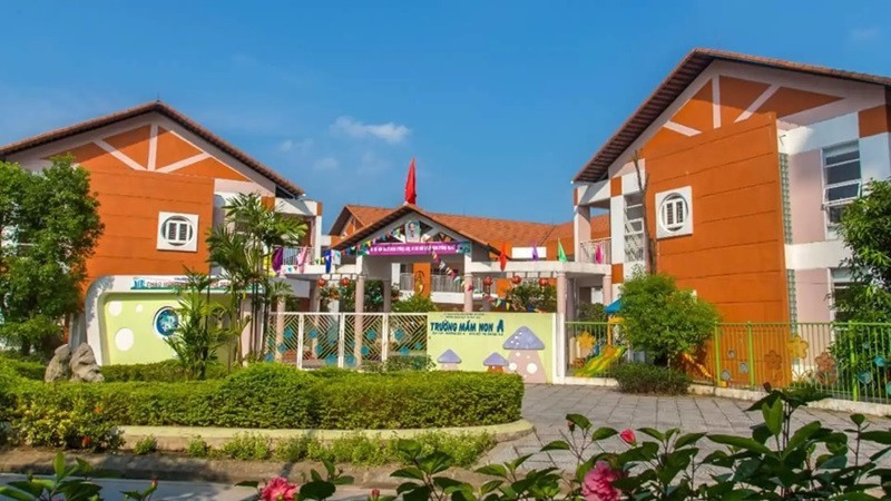 Trường mầm non A ở Khu đô thị Đặng Xá