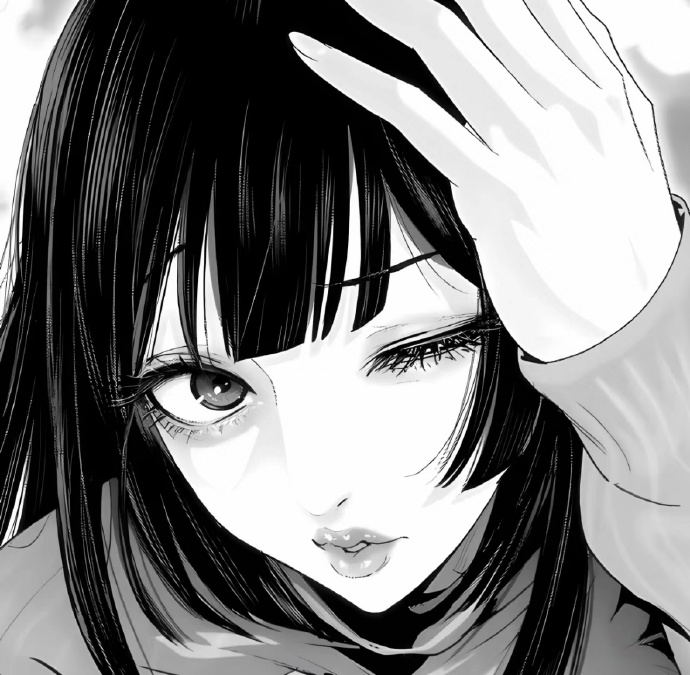 avatar anime đen trắng 15