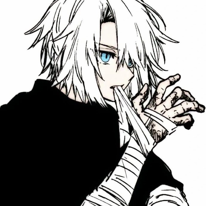 avatar anime đen trắng 38