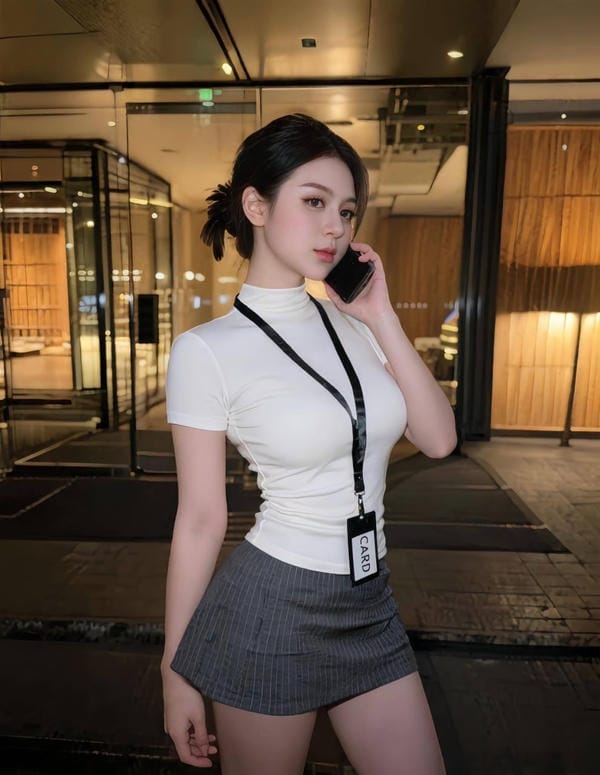 gái xinh mặc váy ngắn 3