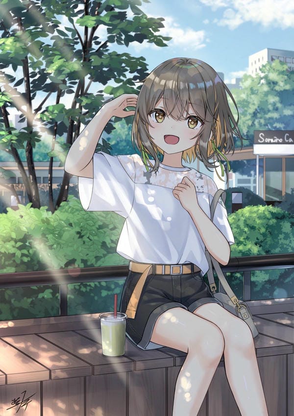 hình ảnh anime nữ học sinh cute 12