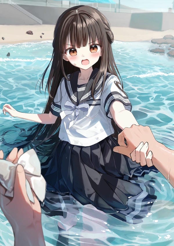 hình ảnh anime nữ học sinh cute 14