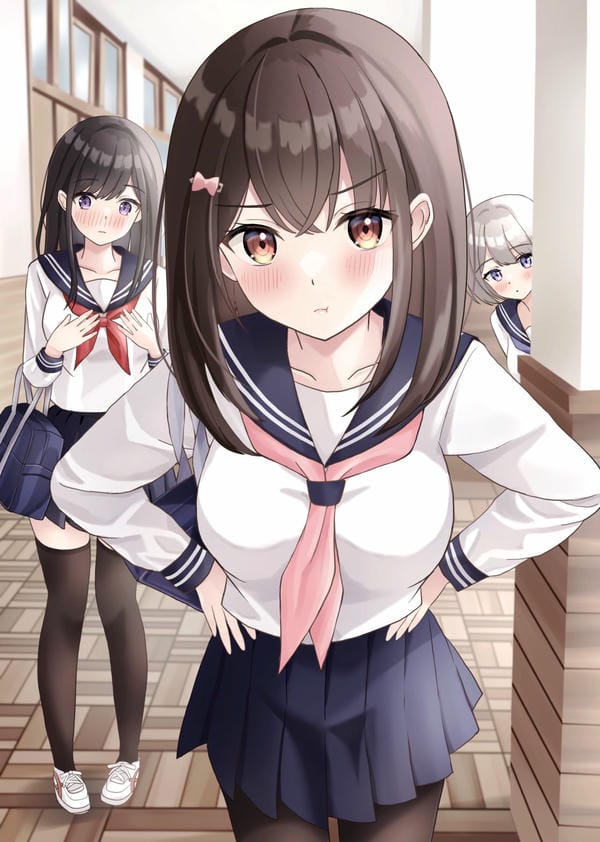 hình ảnh anime nữ học sinh cute 23