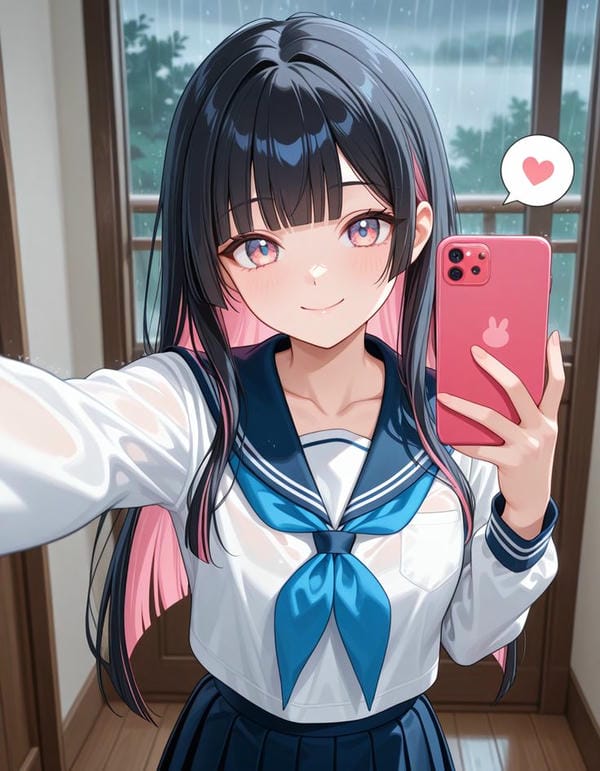 hình ảnh anime nữ học sinh cute 25