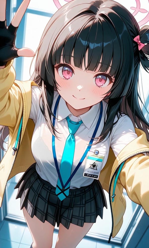 hình ảnh anime nữ học sinh cute 26