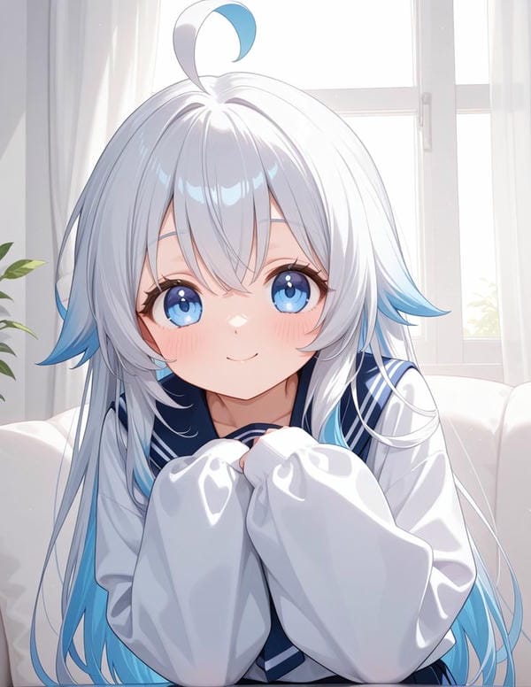 hình ảnh anime nữ học sinh cute 33