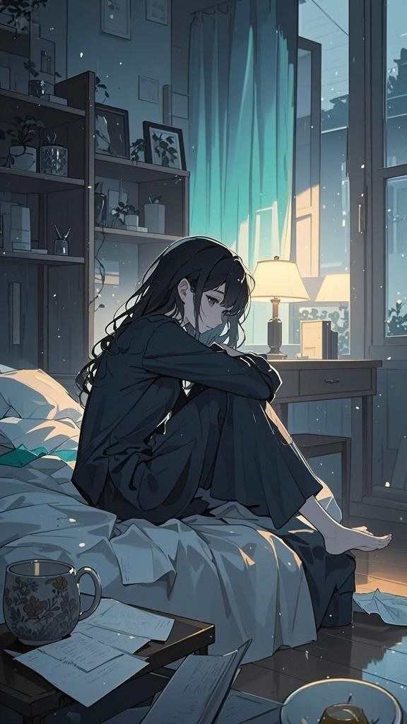 sad anime girl​ 11