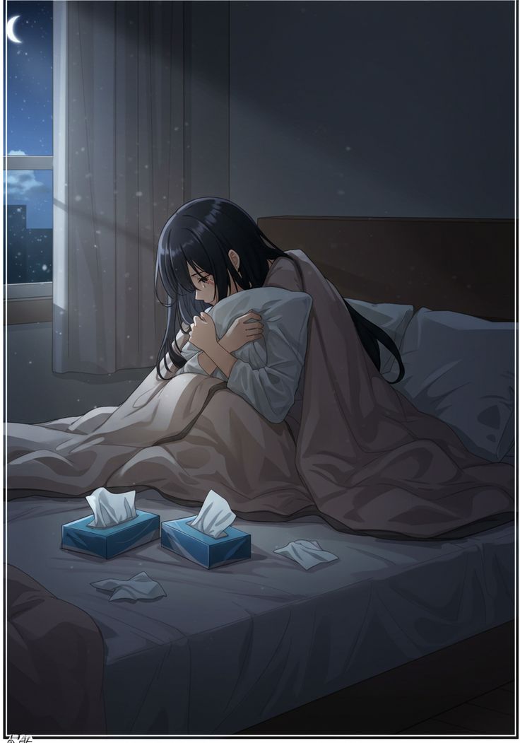 sad anime girl​ 14