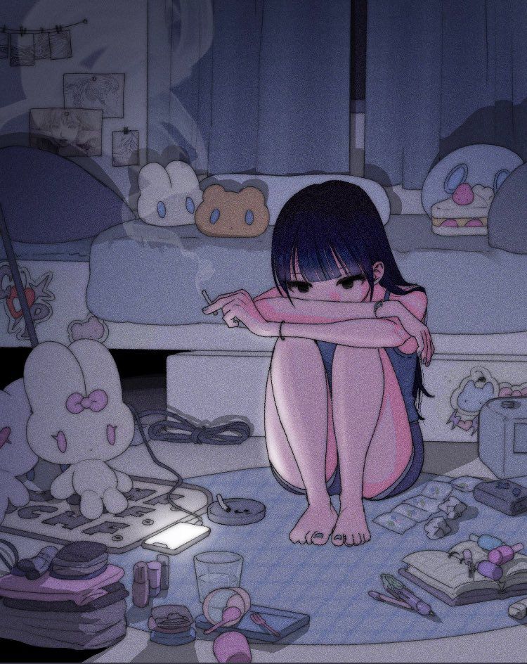 sad anime girl​ 28