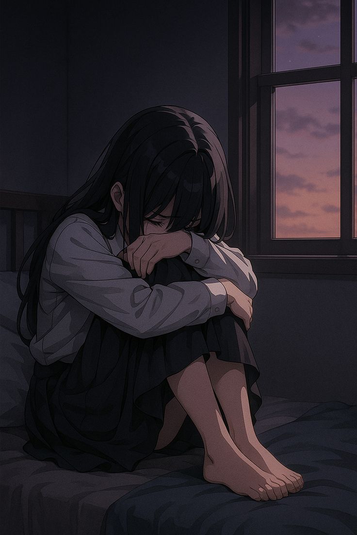 sad anime girl​ 4