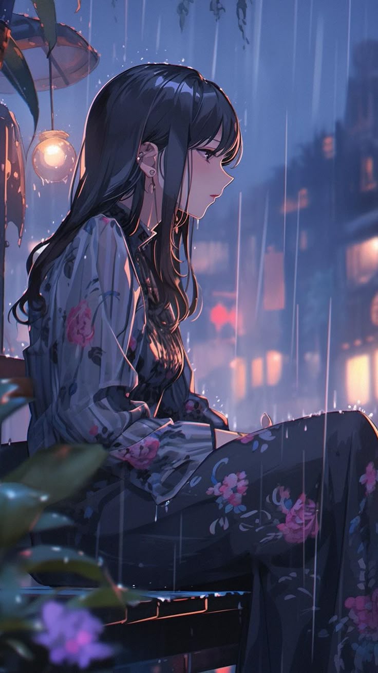 sad anime girl​ 8