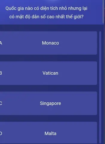 Quốc Gia Nào Có Diện Tích Nhỏ Nhưng Mật Độ Dân Số Cao Nhất Thế Giới?