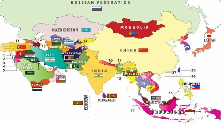 Các Quốc Gia Nằm Ở Châu Á Là Gì? Danh Sách Đầy Đủ & Cập Nhật 2026